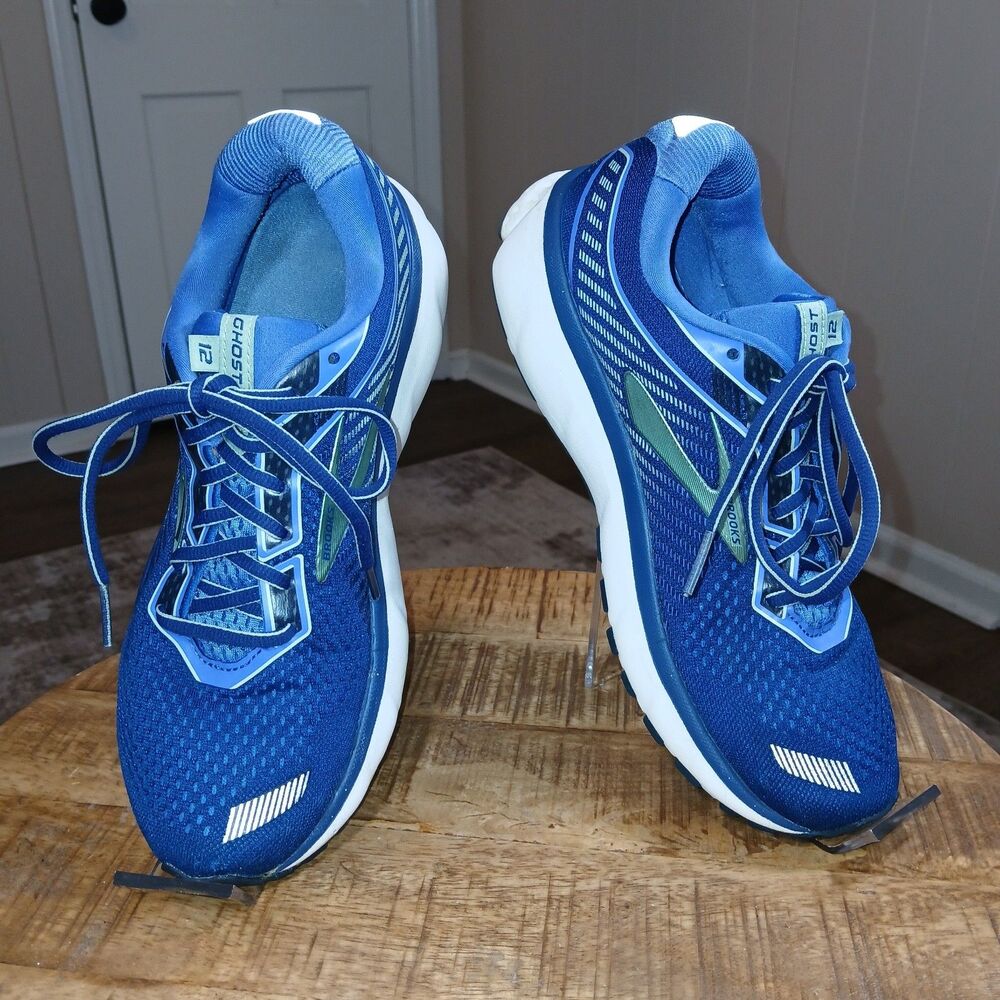 Brooks Ghost 12 Women's Running Shoes Blue Teal White 1203051B413 Size 10.5 - Picture 5 of 16